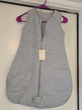 YOOFOS Grey Sleeveless Kids Sleep Sack with Front Zip